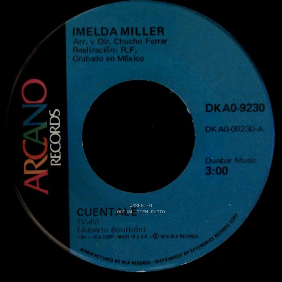 Imelda Miller - Una Vida Sin Amor / Cuentale side B