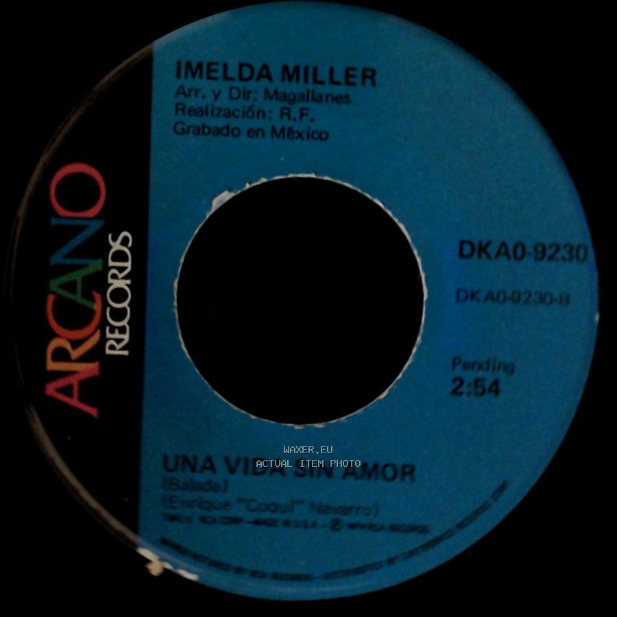 Imelda Miller - Una Vida Sin Amor / Cuentale side A