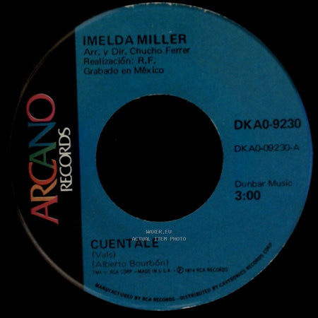 Imelda Miller - Una Vida Sin Amor / Cuentale side B