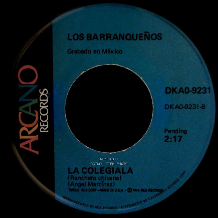 Los Barranqueños - Adios Felipa / La Colegiala side B