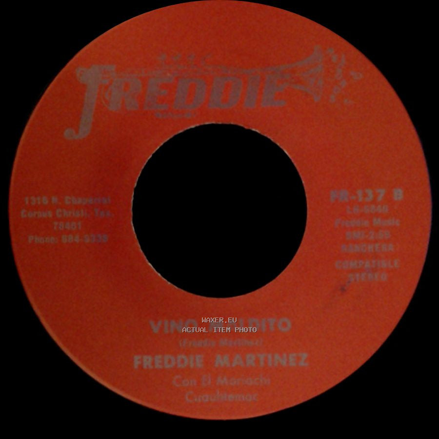 Freddie Martinez - Farolito De Amor / Vino Maldito side B
