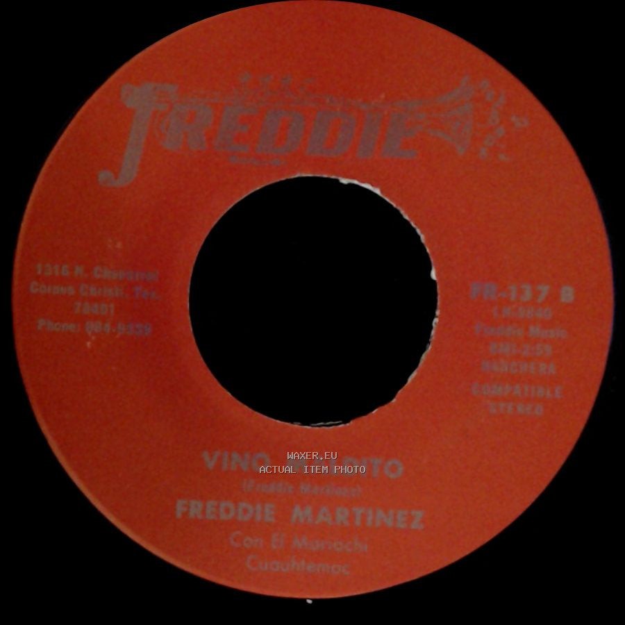 Freddie Martinez - Vino Maldito / Farolito De Amor side A