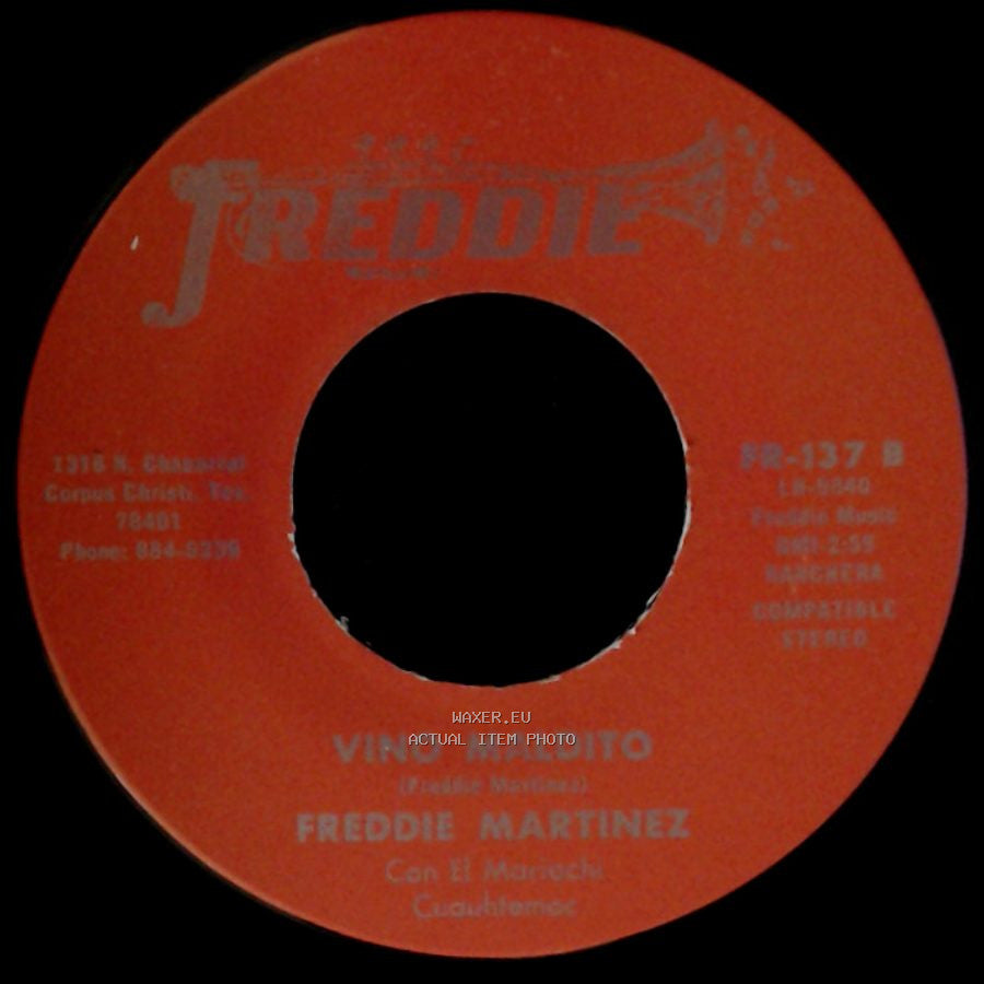 Freddie Martinez - Vino Maldito / Farolito De Amor side A