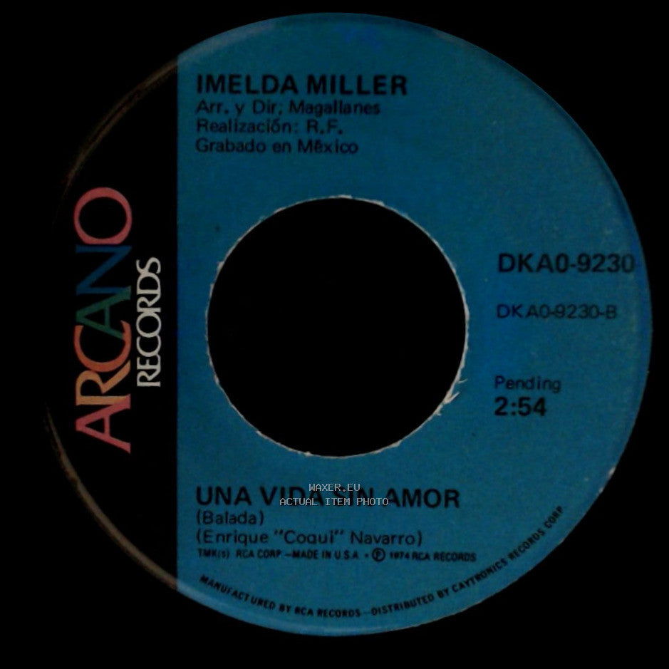 Imelda Miller - Una Vida Sin Amor / Cuentale side A
