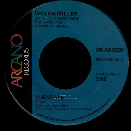 Imelda Miller - Una Vida Sin Amor / Cuentale side B