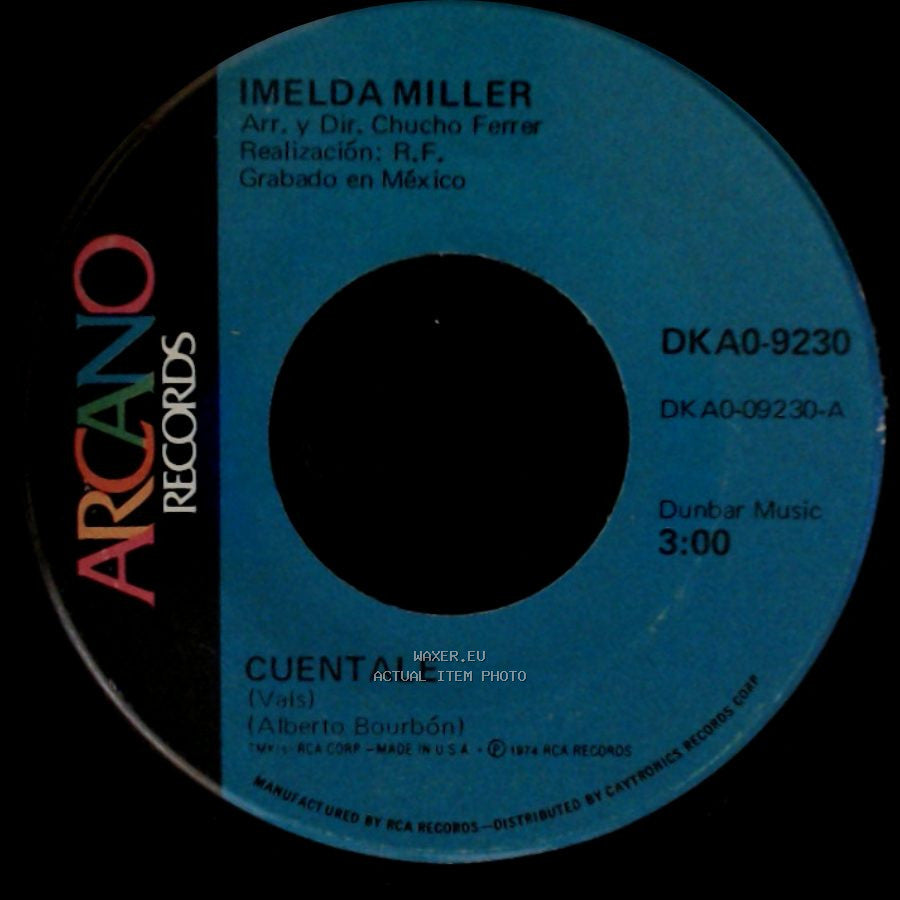 Imelda Miller - Una Vida Sin Amor / Cuentale side B