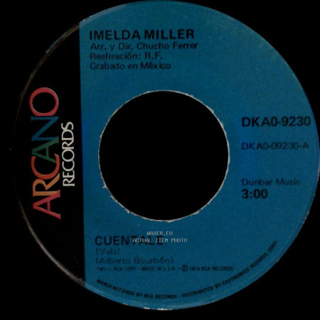 Imelda Miller - Una Vida Sin Amor / Cuentale side A