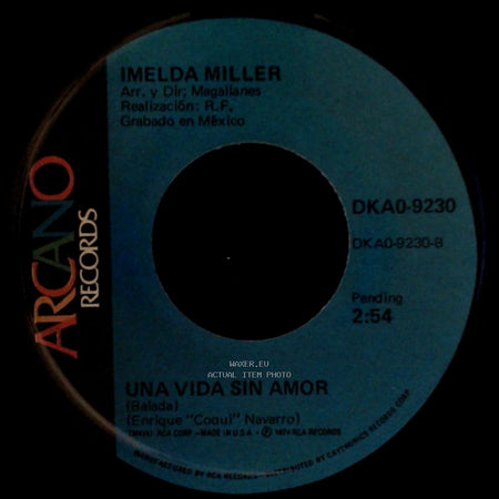 Imelda Miller - Una Vida Sin Amor / Cuentale side B