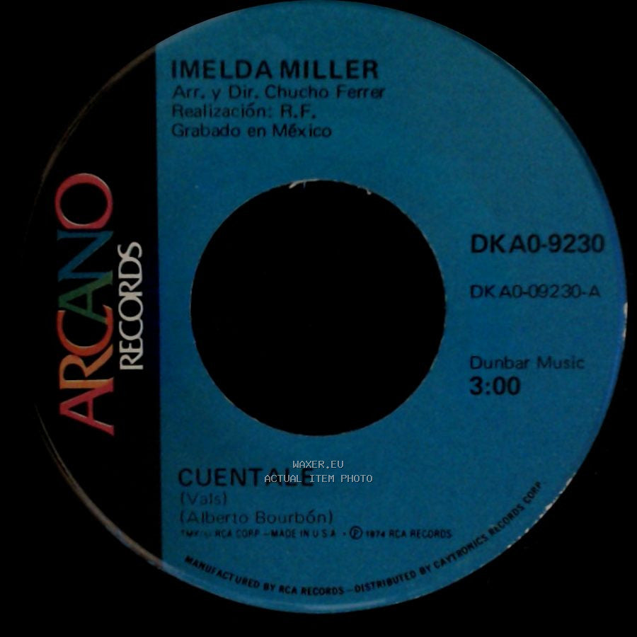 Imelda Miller - Una Vida Sin Amor / Cuentale side B