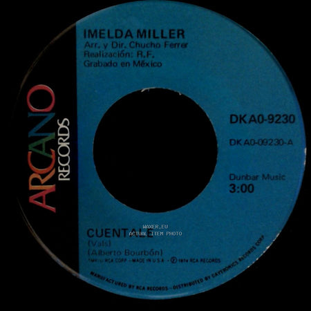 Imelda Miller - Una Vida Sin Amor / Cuentale side B
