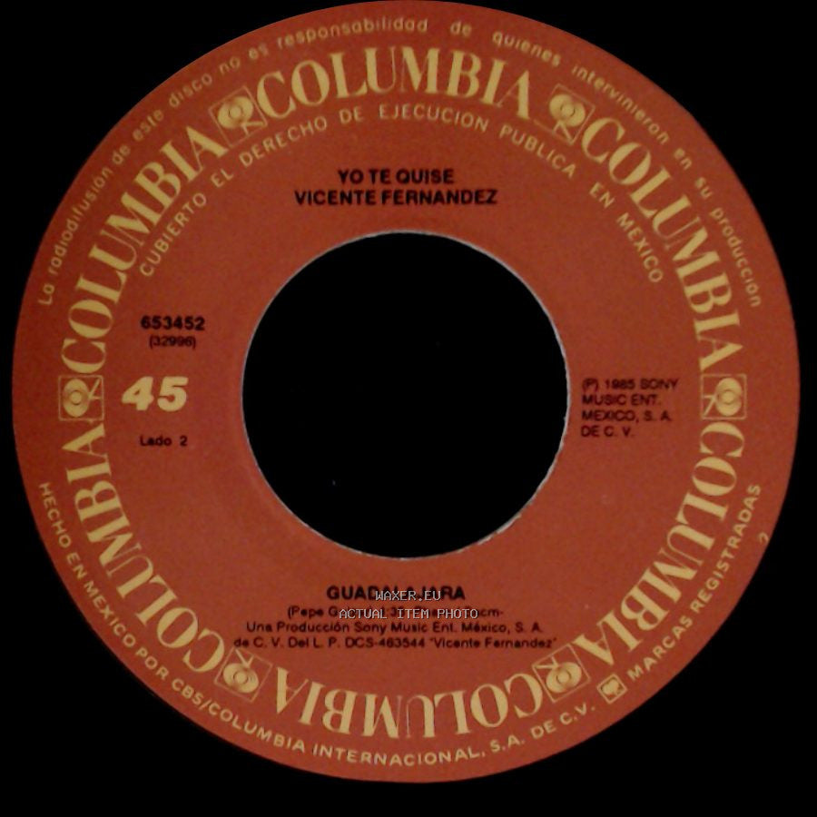 Vicente Fernandez - Yo Te Quise / Yo Te Quise side A