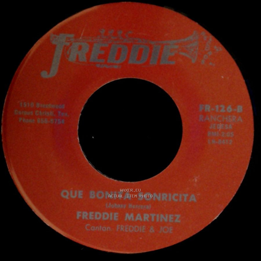 Freddie Martinez - Que Bonita Sonricita / Ilusion De Primavera side A