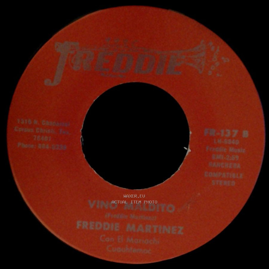Freddie Martinez - Vino Maldito / Farolito De Amor side A