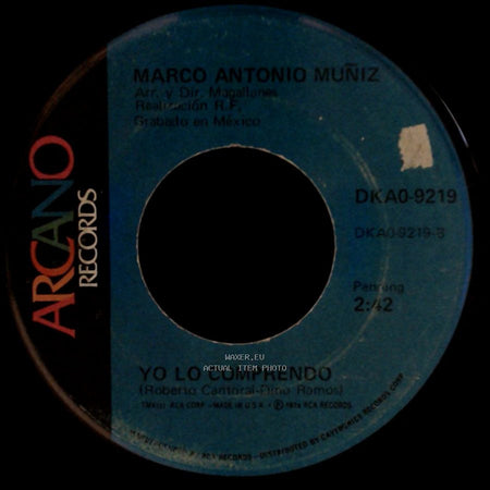 Marco Antonio Muñiz - Yo Lo Comprendo / A Dondequiera side B