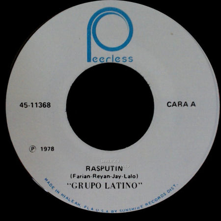 Grupo Latino - Rasputin / Siento Rabia side A