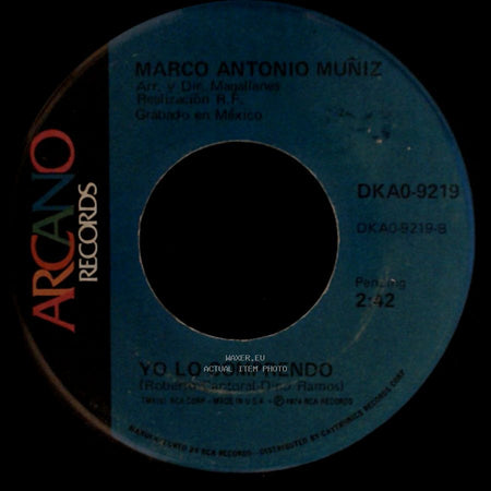 Marco Antonio Muñiz - Yo Lo Comprendo / Dondequiera side A