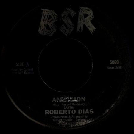 Roberto Dias - Ambicion / Con Estas Flores side A