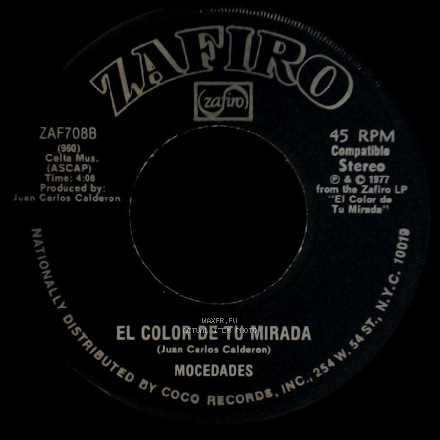 Mocedades - El Color De Tu Mirada / Secretaria side A