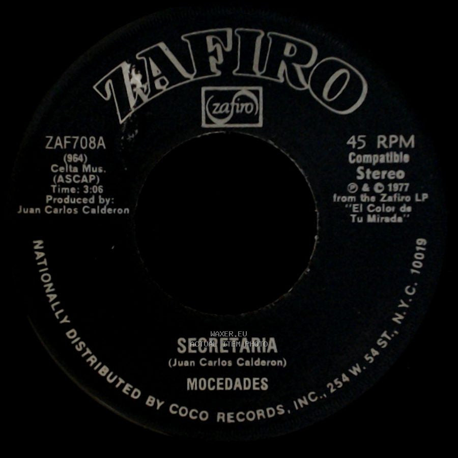 Mocedades - El Color De Tu Mirada / Secretaria side B