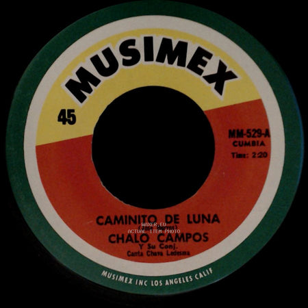 Chalo Campos / Chalo Campos Y Su Conj. Canta Chava Ledesma - El Hombre Y La Mujer / Caminito De Luna side B
