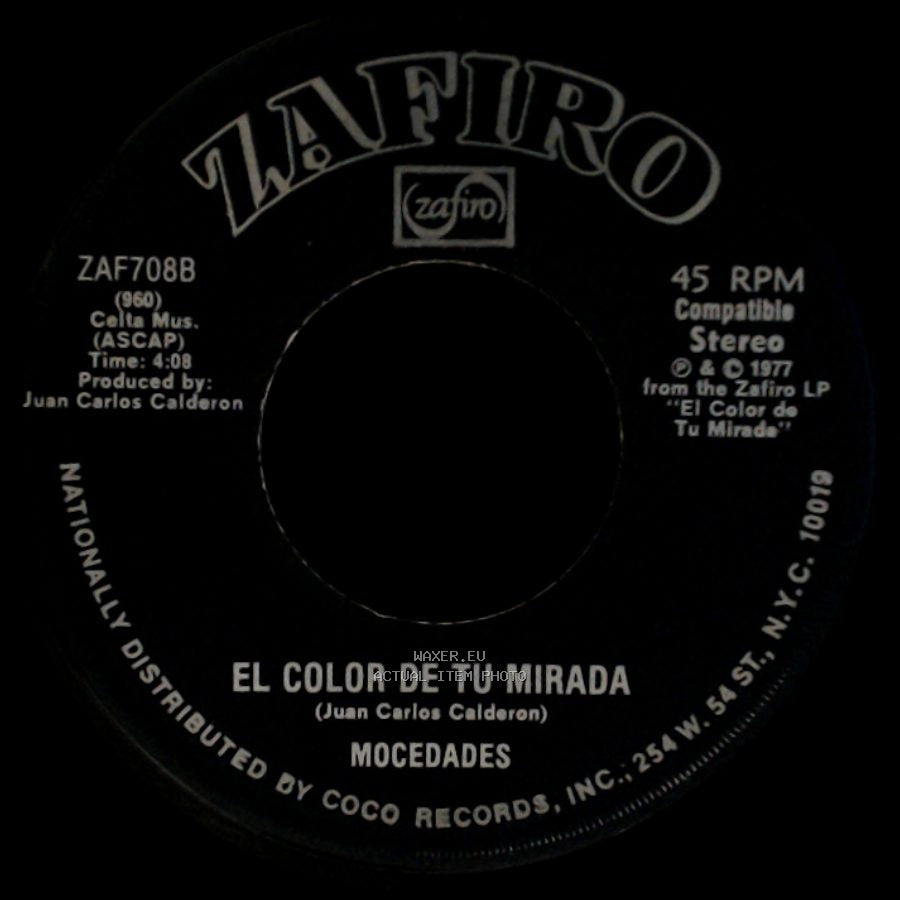Mocedades - El Color De Tu Mirada / Secretaria side A