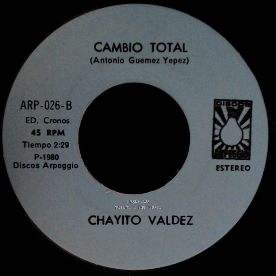 Chayito Valdez - Inocente Paloma / Cambio Total side B