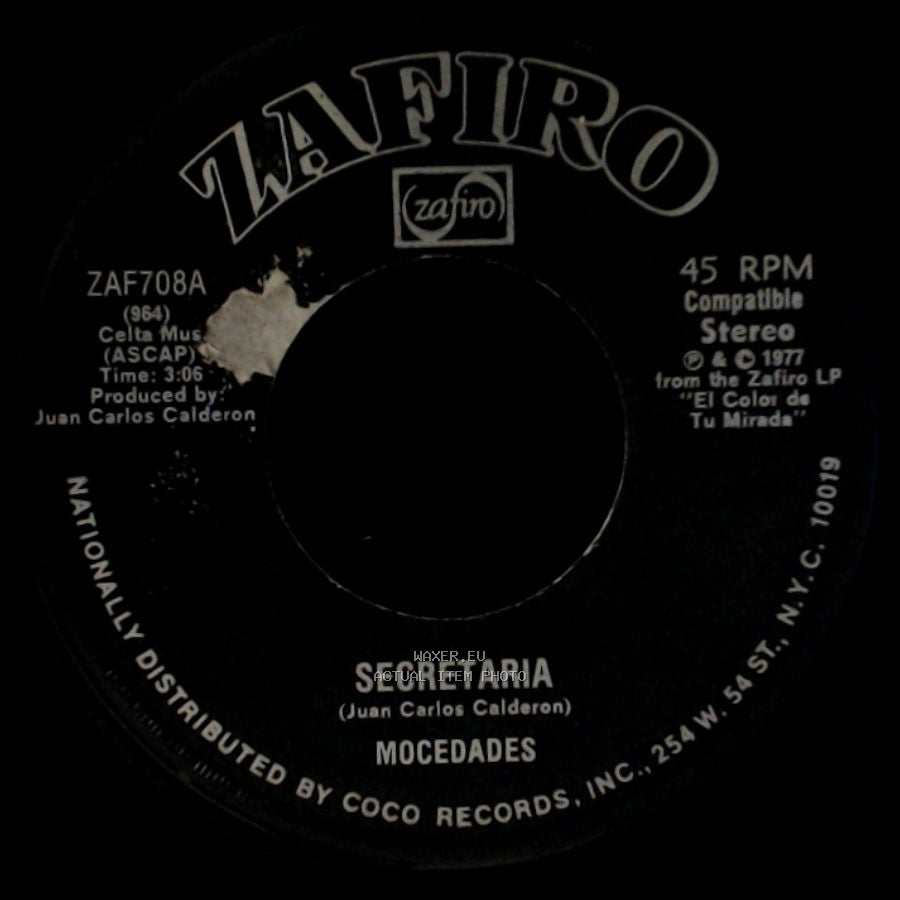 Mocedades - Secretaria / El Color De Tu Mirada side A