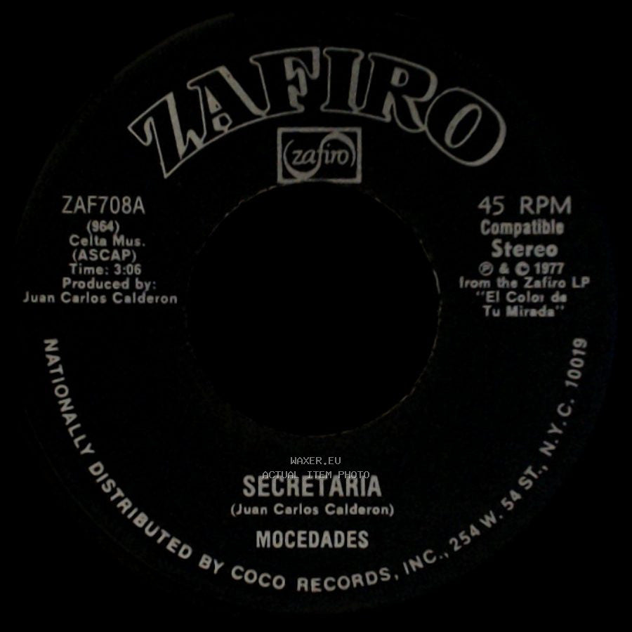 Mocedades - Secretaria / El Color De Tu Mirada side A