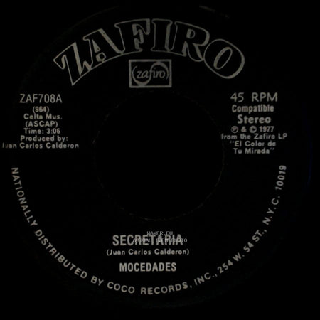 Mocedades - Secretaria / El Color De Tu Mirada side A