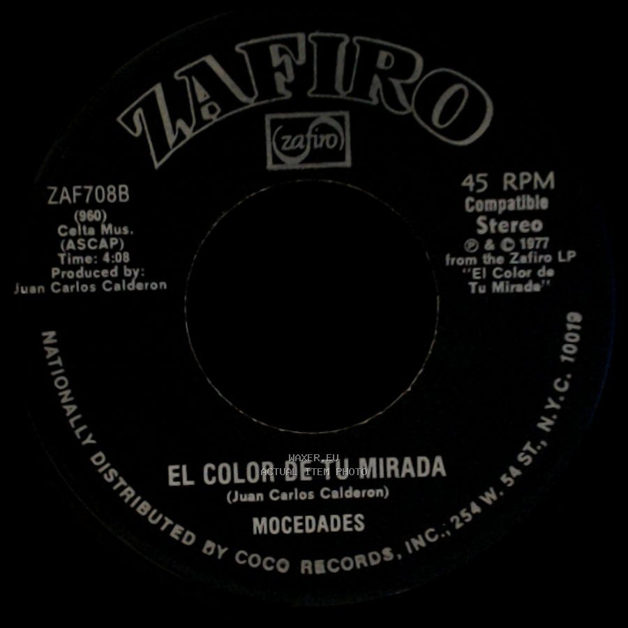 Mocedades - Secretaria / El Color De Tu Mirada side B