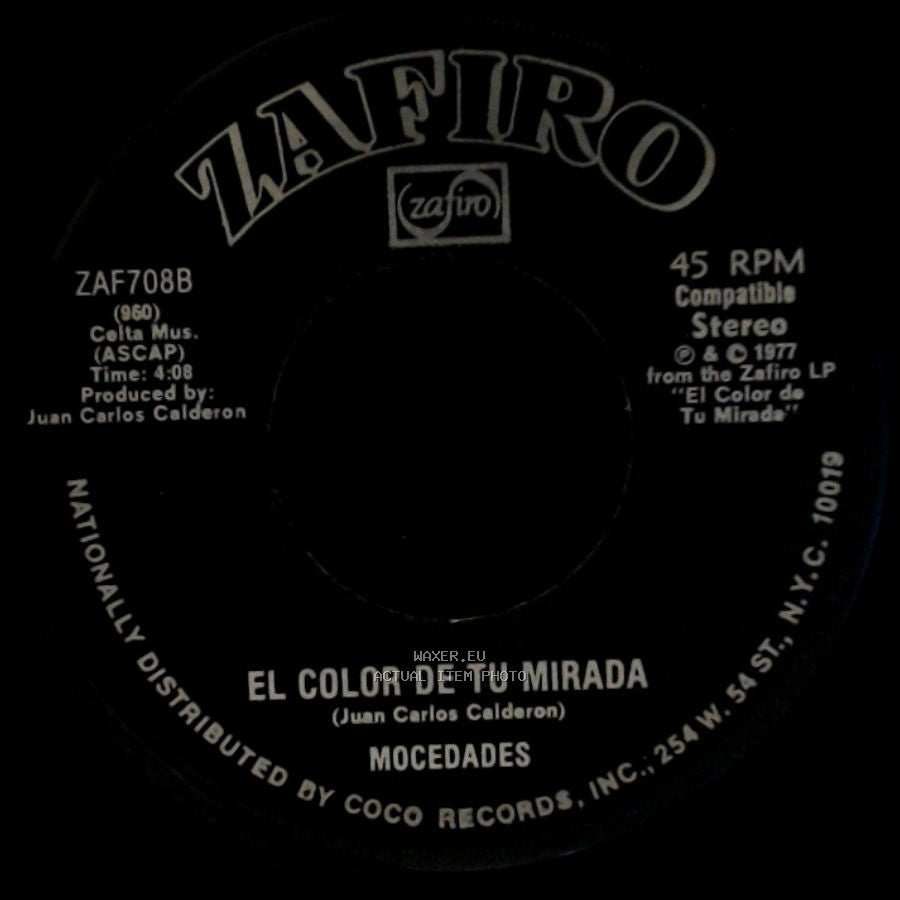 Mocedades - El Color De Tu Mirada / Secretaria side A