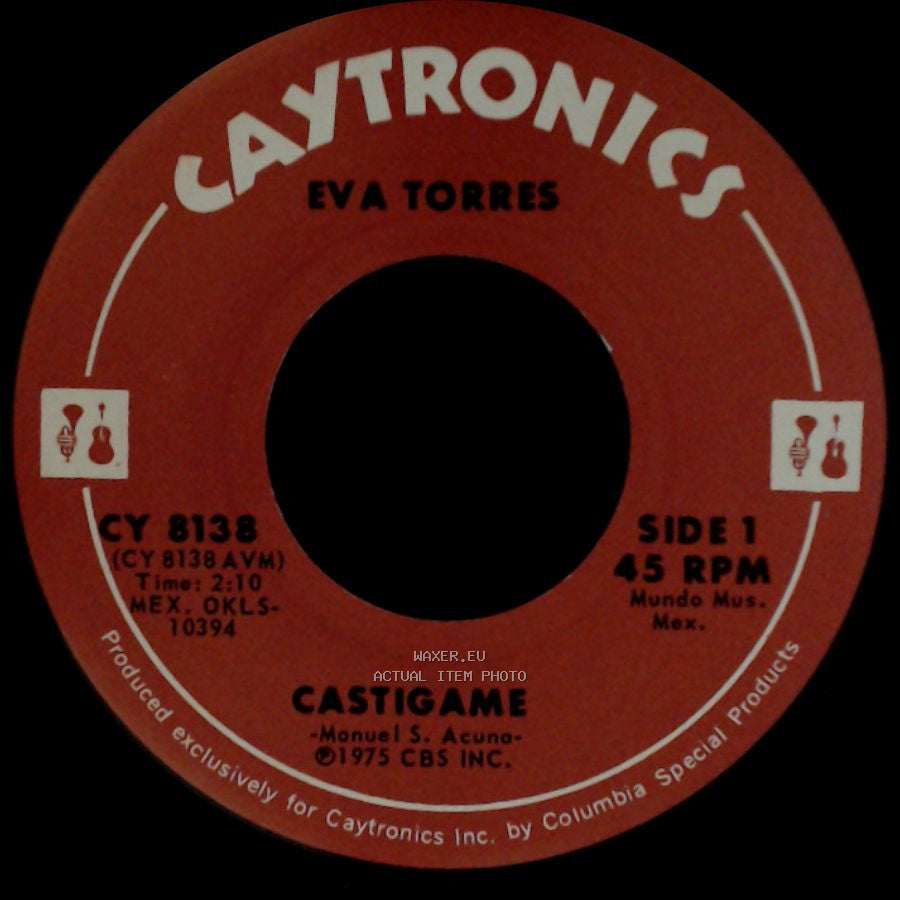 Eva Torres - Castigame / Yo Contra Mi side A