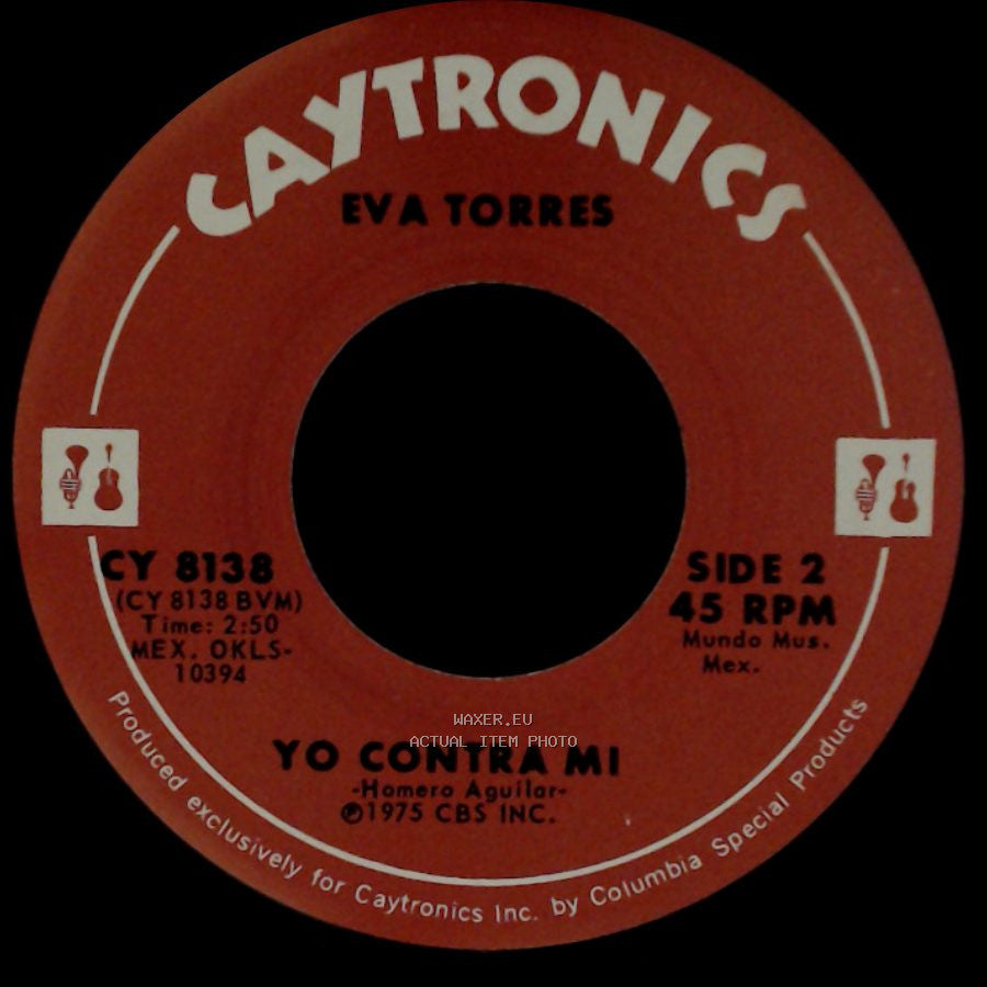 Eva Torres - Castigame / Yo Contra Mi side B
