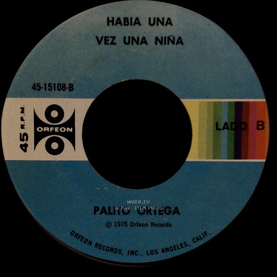 Palito Ortega - Quiero Saber Como Te Va / Habia Una Vez Una Niña side B