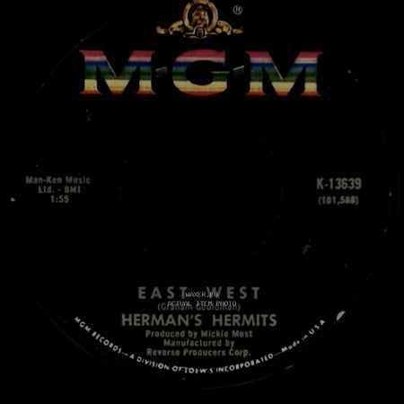 Herman's Hermits - What Is Wrong What Is Right / East West side B