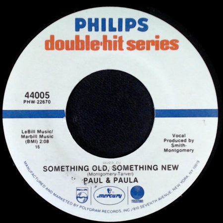 Paul & Paula - Something Old, Something New / Hey Paula side A