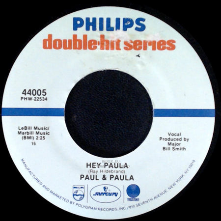 Paul & Paula - Something Old, Something New / Hey Paula side B