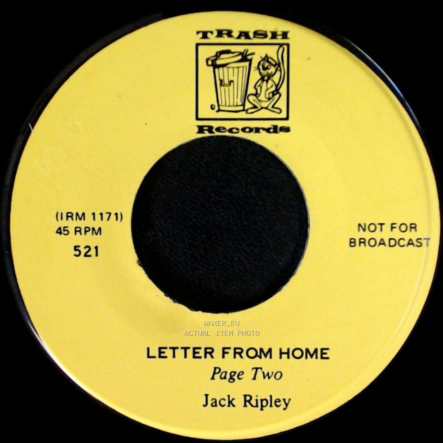 Jack Ripley - Letter From Home / Letter From Home side A