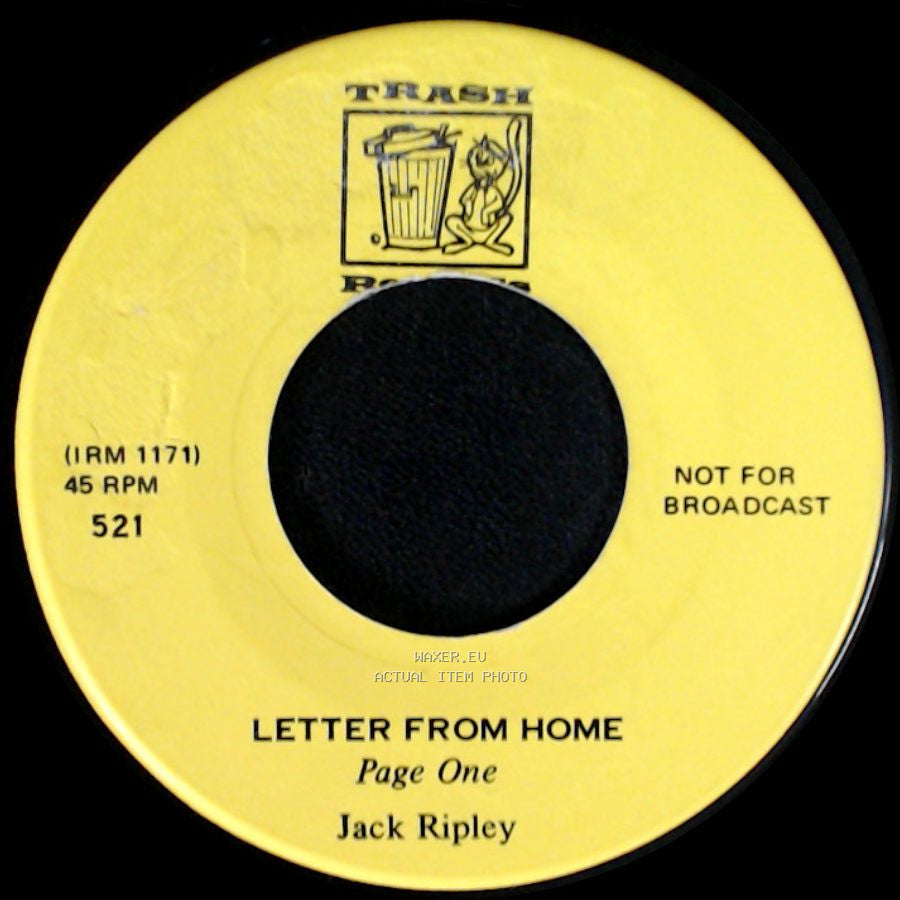 Jack Ripley - Letter From Home / Letter From Home side B