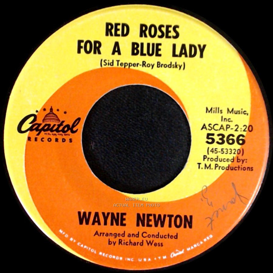 Wayne Newton - Red Roses For A Blue Lady / One More Memory side A