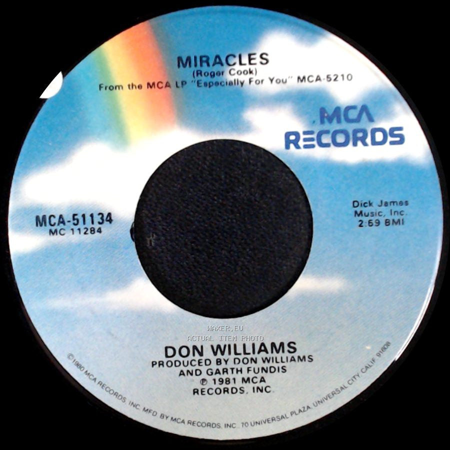 Don Williams - I Don't Want To Love You / Miracles side B