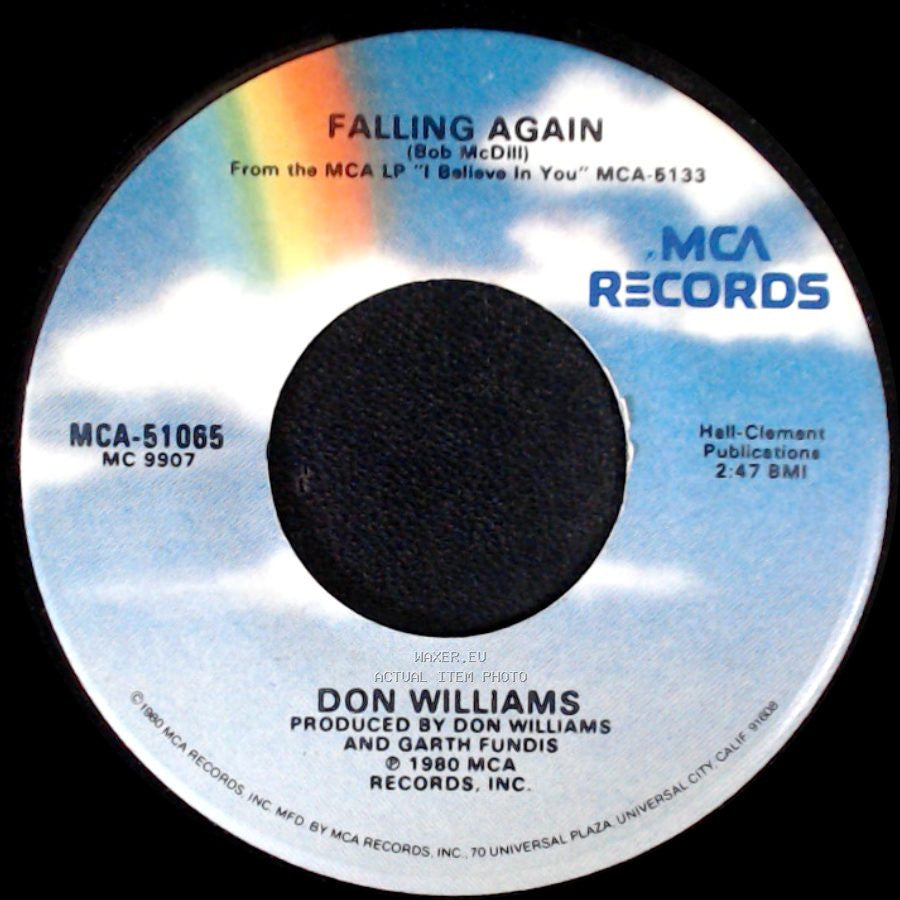 Don Williams - I Keep Putting Off Getting Over You / Falling Again side B