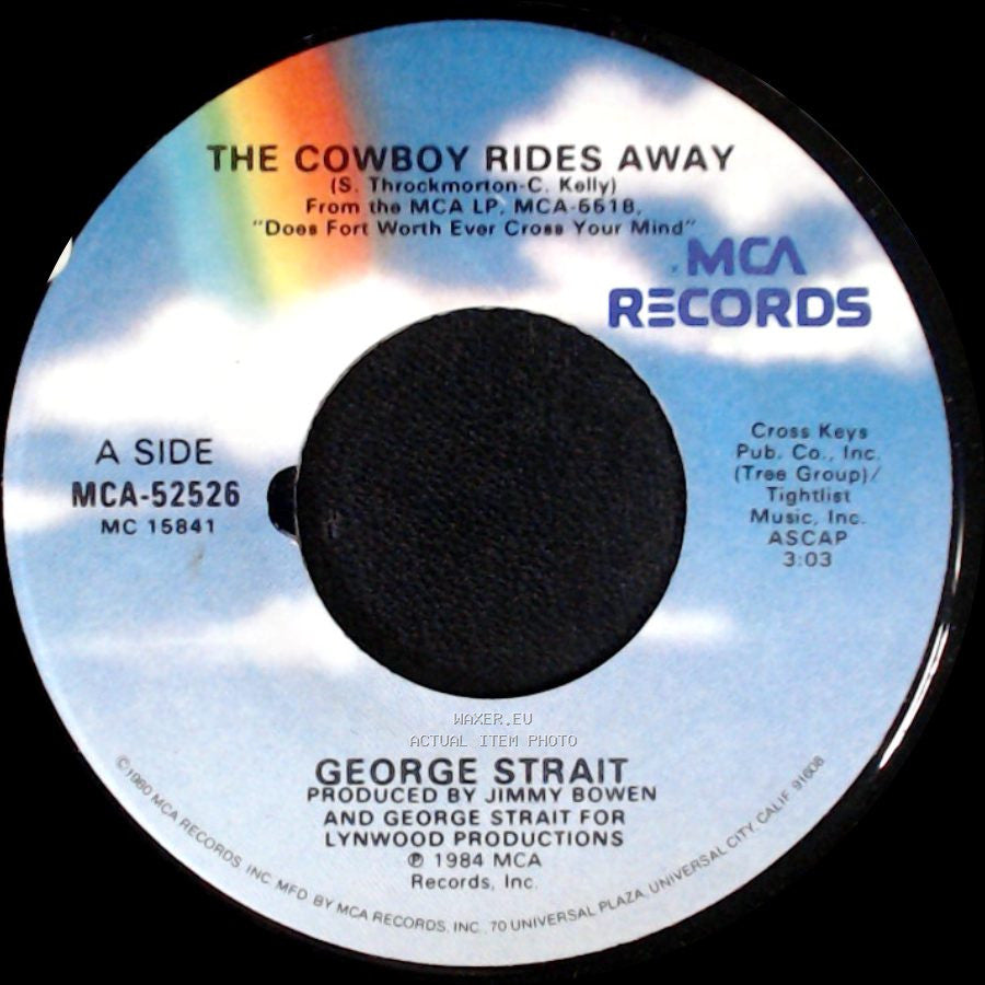 George Strait - The Cowboy Rides Away / Any Old Time side A