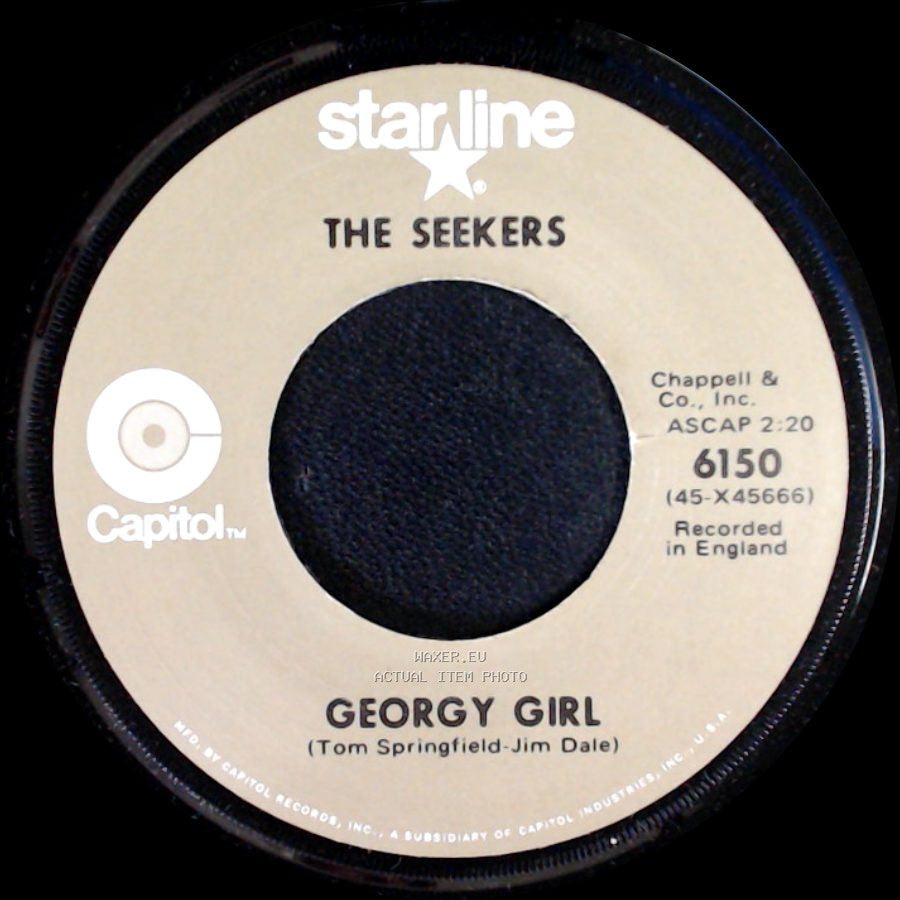 The Seekers - Georgy Girl / I'll Never Find Another You side A