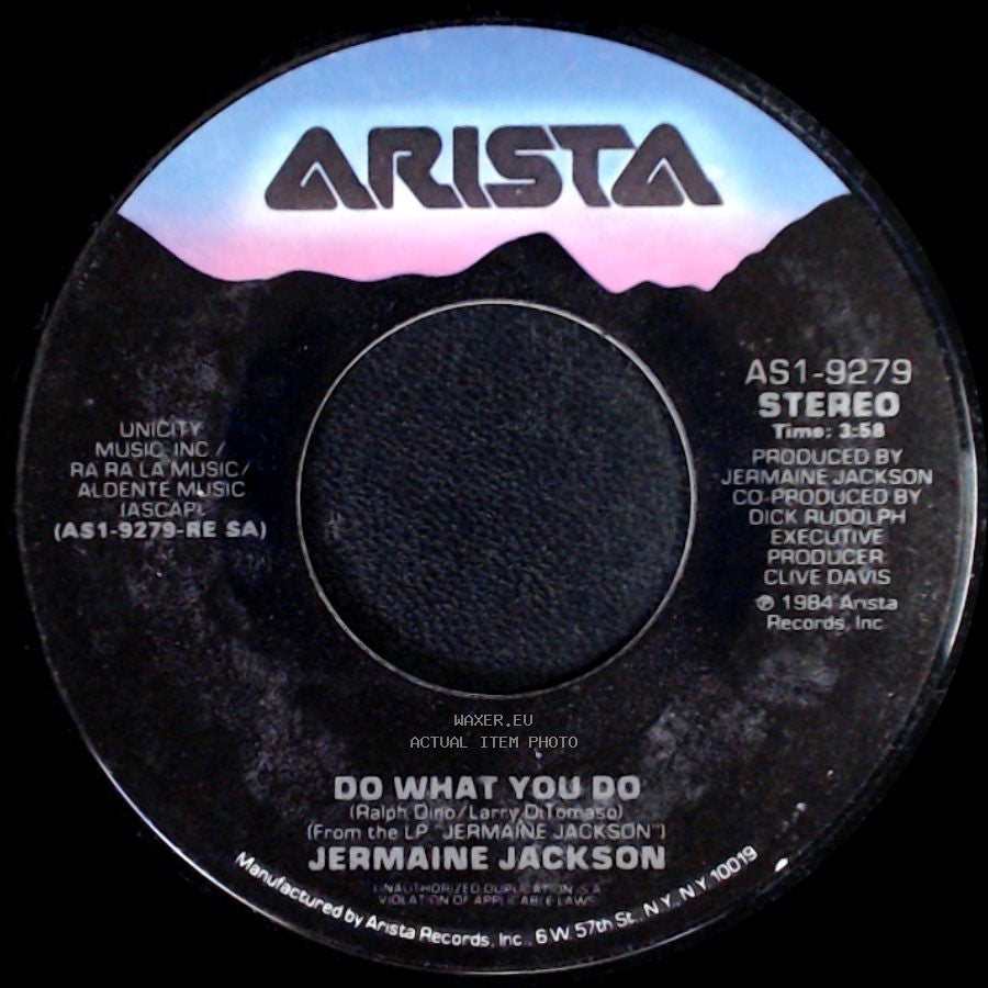 Jermaine Jackson - Do What You Do / Tell Me I'm Not Dreamin' (Too Good To Be True) side A