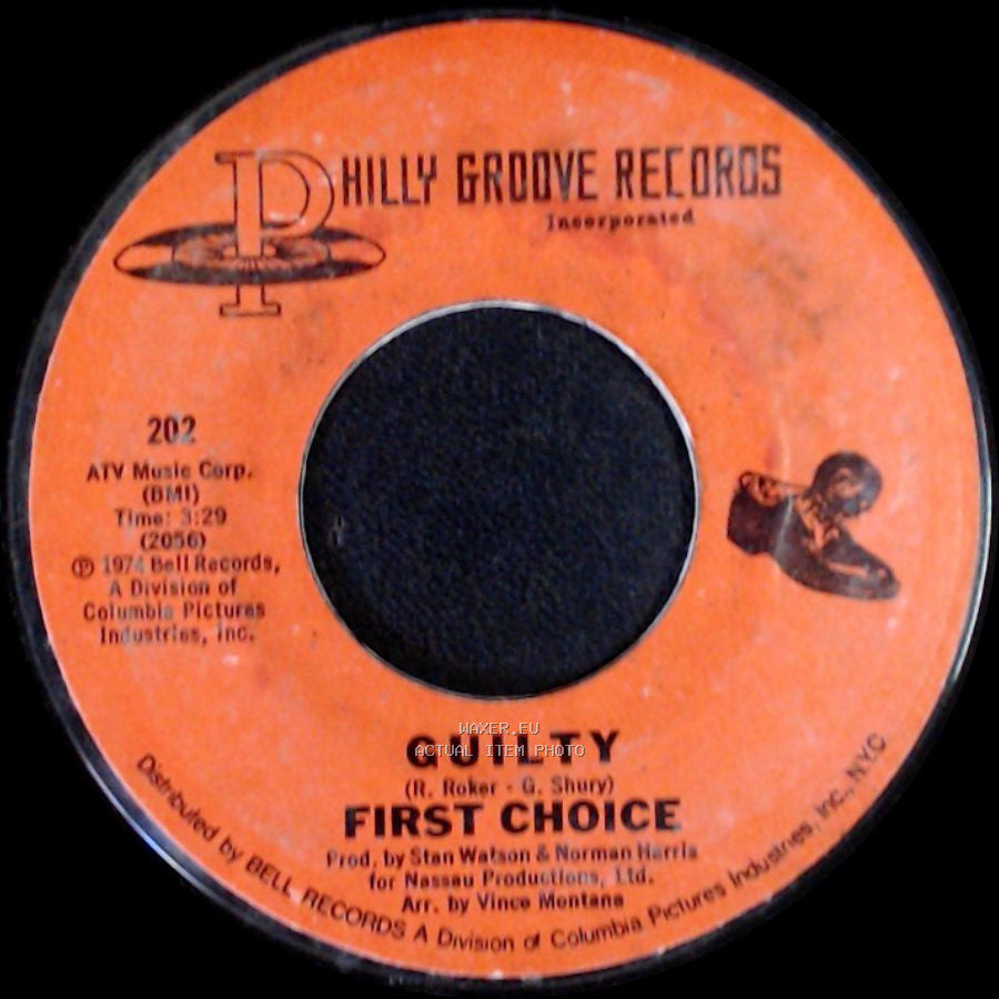 First Choice - Wake Up To Me / Guilty side B