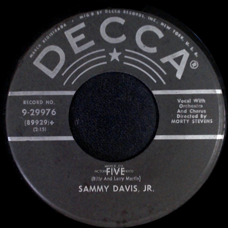 Sammy Davis, Jr. - Five / You're Sensational side A
