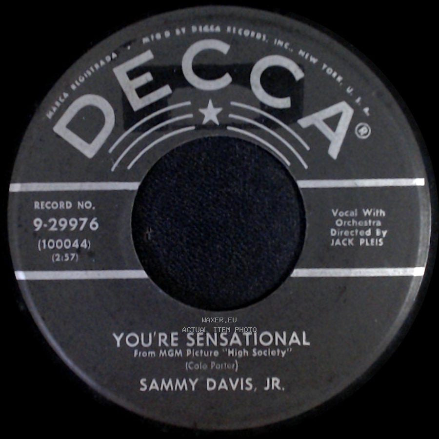 Sammy Davis, Jr. - Five / You're Sensational side B