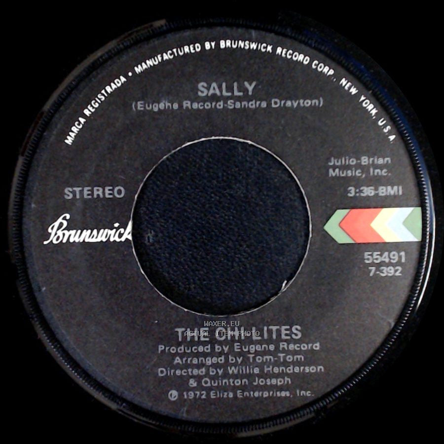 The Chi-Lites - A Letter To Myself / Sally side B