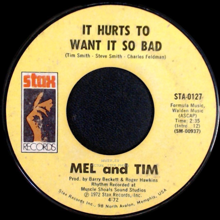 Mel And Tim - It Hurts To Want It So Bad / Starting All Over Again side A